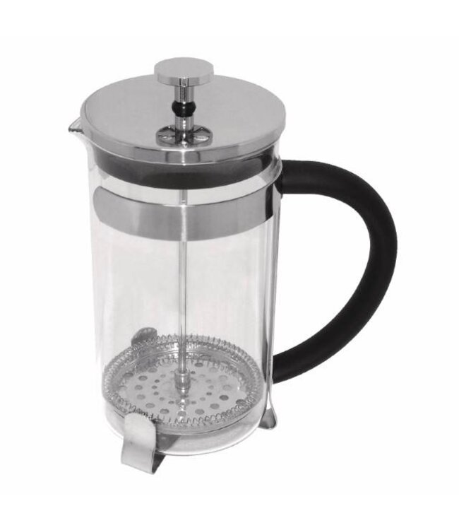 Cafetière - RVS en sterk glas - 80cl