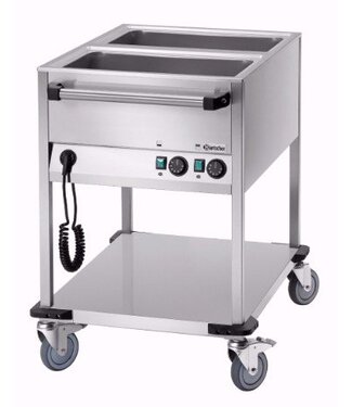 Bartscher Voedsel transportwagen WB2110 - bain marie - 2x 1/1GN 200mm