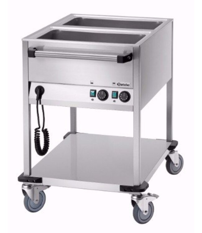 Bartscher Voedsel transportwagen WB2110 - bain marie - 2x 1/1GN 200mm