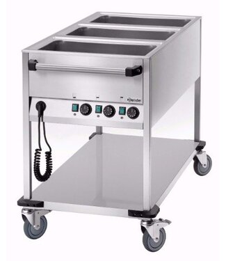 Bartscher Voedsel transportwagen WB3110 - bain marie - 2x 1/1GN 200mm