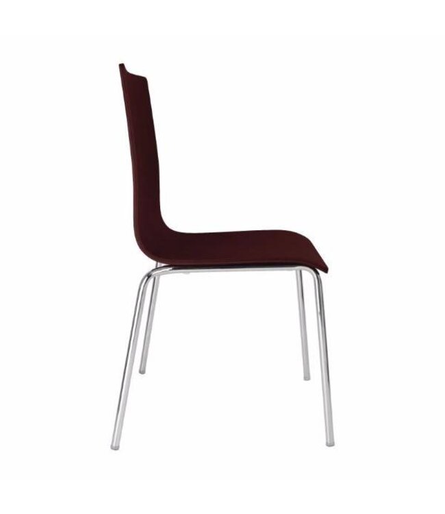 Stoel Olaf - beukenfineer - noten - set van 4 stuks