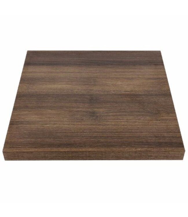 Tafelblad Rutger - vierkant 70cm - rustiek oak