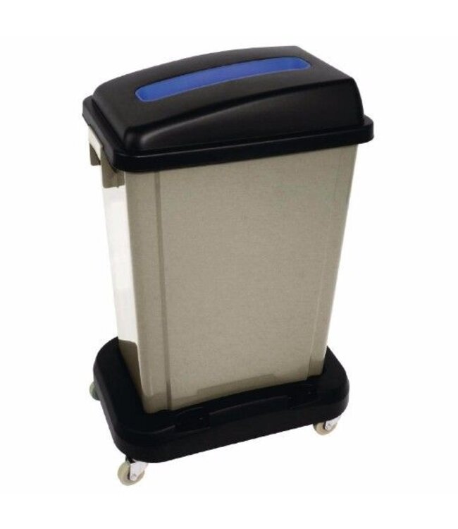 Smalle afvalbak - voor kleurcode deksel - 56L