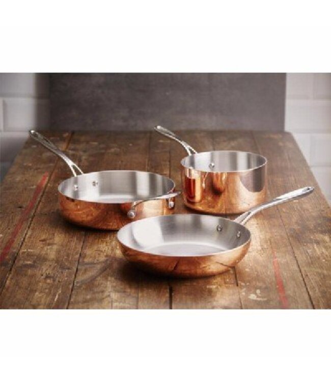 Triwall koperen sauteuse - 1,8L - Ø20cm - (H) 9cm
