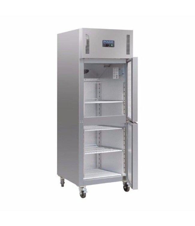 Gastro koelkast enkel | gedeelde deur | 600L | (H)201x(B)68x(D)80