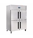 Gastro vrieskast | Dubbeldeurs | Gedeelde deuren | 2/1GN | 1200L | (H)201x134x80cm