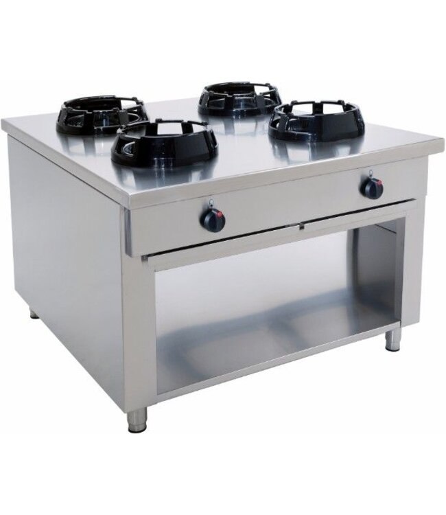 Wokbrander staand 2x2 pits - CC/04