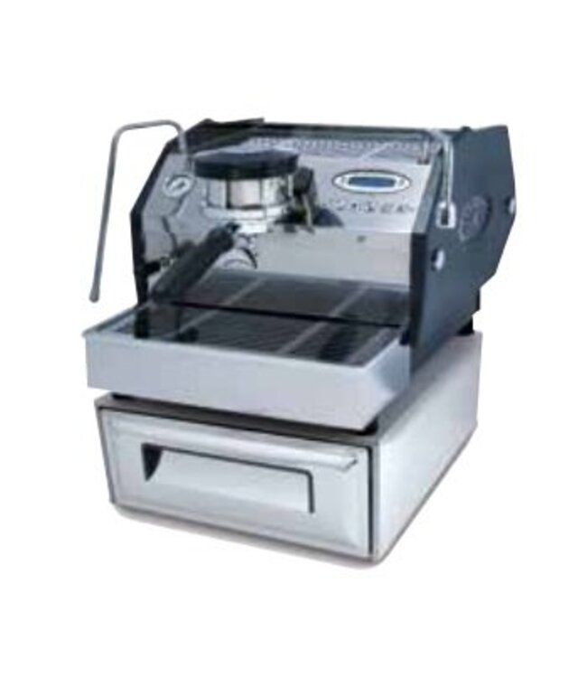 Koffie uitklopbak AC47 | geheel RVS | (H)14x(B)36x(D)43,5