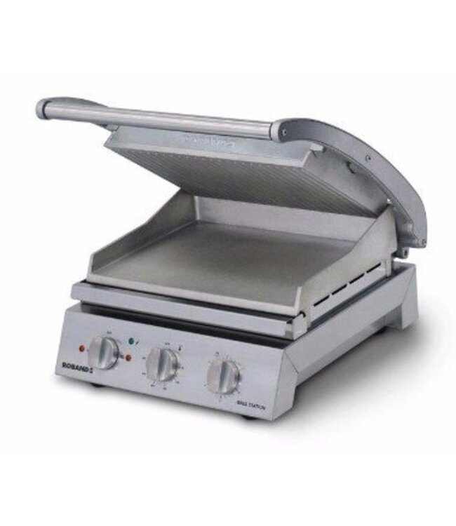 Grill station Roband | boven gegroefd |  6 sandwiches | (H)22x(B)43,5x(D)49