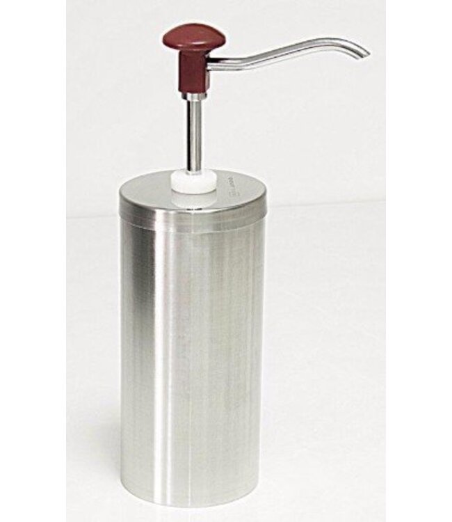 RVS sausdispenser rond | Standaard | 1x 2,25L