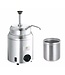 Professionele warme saus dispenser | met pomp