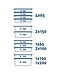 Geïsoleerde container | Front Load | Voedsel | 1/1GN | 8 geleiders | 68L