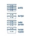 Melform Geïsoleerde container | Front Load | Voedsel | 1/1GN | 8 geleiders | 68L