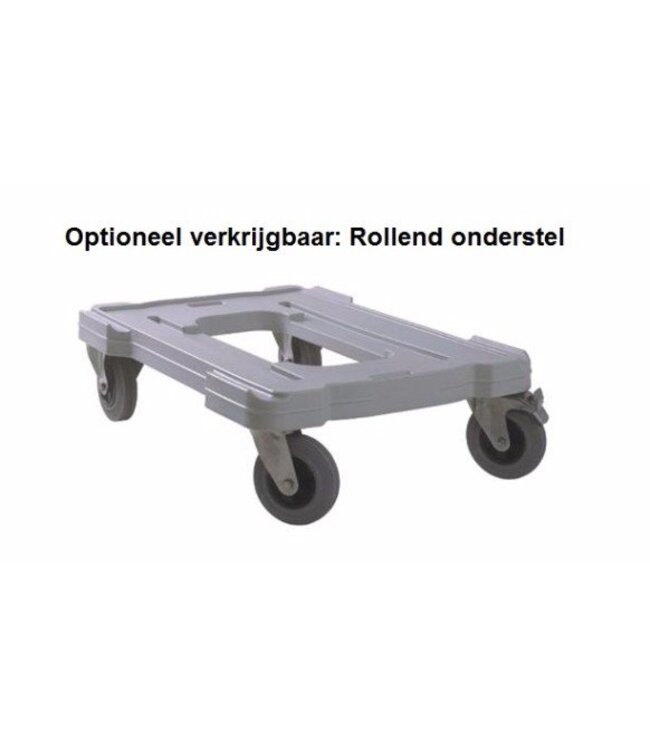 Geïsoleerde container | Front Load | Voedsel | 1/1GN | 12 geleiders | 90L