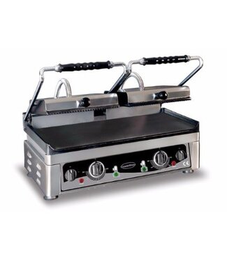 Combisteel Contactgrill pro | dubbel | geribbeld/glad | 3,5kW | (H)30x(B)56x(D)44