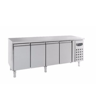 Combisteel Koelwerkbank 4 deurs | 553L | Standard Line | (H)85x(B)223x(D)70