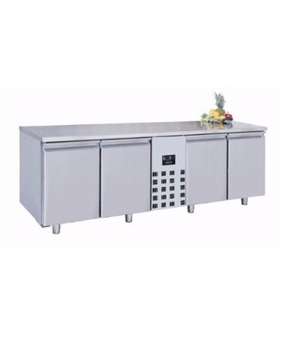 Combisteel Koelwerkbank | monoblock | 4 deurs | 281L | (H)85x(B)227x(D)70