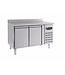 Combisteel Koelwerkbank met achteropstand | 2 deurs | 314L | (H)85x(B)136x(D)70