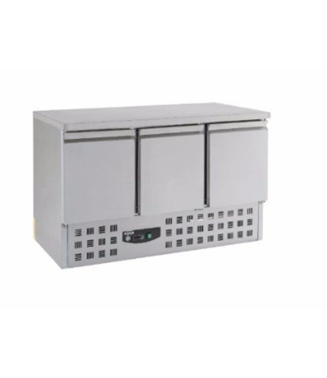 Combisteel Koelwerkbank Compact Line | 3 deurs | (H)87,5x(B)136,5x(D)70