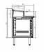 Saladette Standard Line | 2 deurs | boven 6x 1/3GN | (H)108,5x(B)136x(D)70