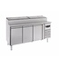 Combisteel Saladette Standard Line | 3 deurs | boven 8x 1/3GN | (H)108,5x(B)179,5x(D)70