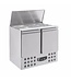 Saladette Compact Line | 2 deurs | boven 2,5GN | (H)87x(B)90x(D)70