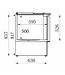 Combisteel Saladette Compact Line | 2 deurs | boven 2,5GN | (H)87x(B)90x(D)70