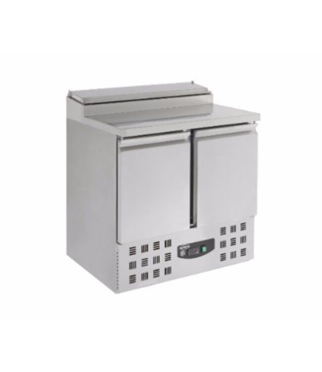 Combisteel Saladette Compact Line | 2 deurs | boven 5/6GN | (H)100,6x(B)90,3x(D)70