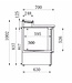 Combisteel Saladette Compact Line | 2 deurs | boven 5/6GN | (H)100,6x(B)90,3x(D)70