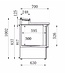 Saladette Compact Line | 3 deurs | boven 8/6GN | (H)100,6x(B)136,8x(D)70