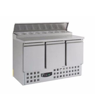 Combisteel Saladette Compact Line | 3 deurs | boven 8/6GN | (H)100,6x(B)136,8x(D)70