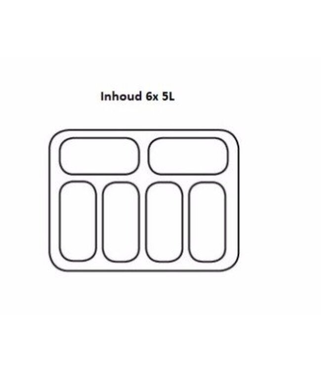 Schepijsvitrine Corsica | 6x 5L | (H)122,9x(B)90,9x(D)68,4cm