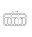 Schepijsvitrine Java | 8x 5L | (H)122,9x118,4x72,7cm