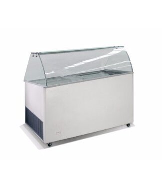 Combisteel Schepijsvitrine Tenerife | 10x 5L | (H)122,9x(B)143,9x(D)72,7