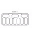 Schepijsvitrine Tenerife | 10x 5L | (H)122,9x(B)143,9x(D)72,7