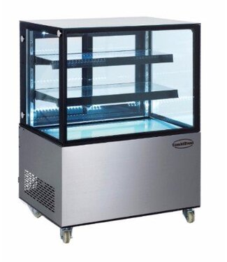 Combisteel Koelvitrine | glazen showmodel | 270L | (H)126,9x(B)91,5x(D)67,5