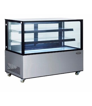 Combisteel Koelvitrine | glazen showmodel | 470L | (H)122x(B)151,5x(D)67,5