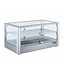 Combisteel Warmhoudvitrine | vierkant | 80L | (H)37,6x(B)70x(D)36,1