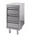 Werktafel RVS | 3 lades | (H)85x(B)40x(D)70