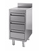 Werktafel RVS | achteropstand | | 3 lades | (H)85x(B)60x(D)70