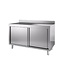 Werktafel met deuren en achteropstand | Chef Line | (H)85x(B)100x(D)70