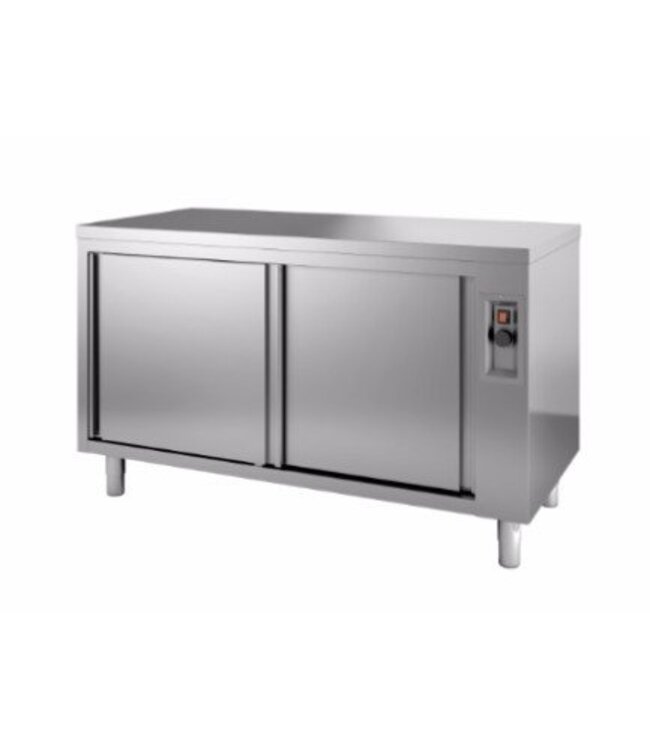 Warmhoudkast RVS | Chef Line | (H)85x(B)160x(D)70