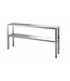 Combisteel RVS étagère dubbel | (H)65x(B)140x(D)30cm