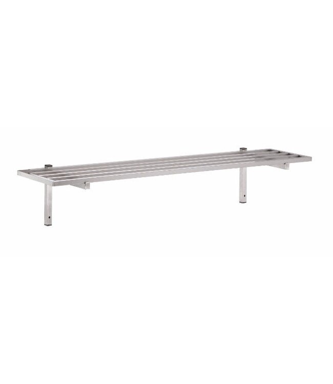 RVS wandplank spijlen | professional | (B)100x(D)30