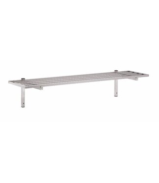 RVS wandplank spijlen | professional | (B)120x(D)30