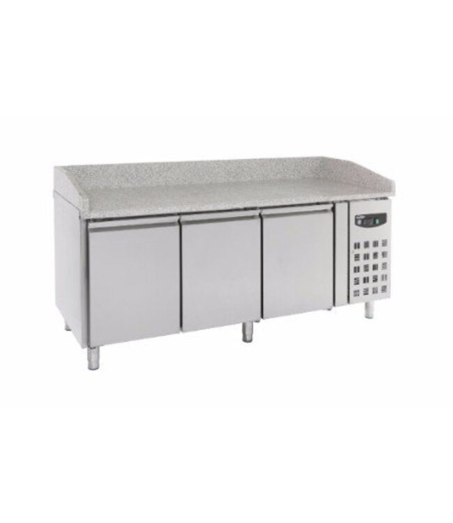 Combisteel Pizzawerkbank | Standard Line | 3 deurs | (H)100x(B)202,5x(D)80