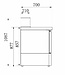 Combisteel Pizzawerkbank met RVS kap | Compact Line | 2 deurs | (H)109x(B)90,3x(D)70