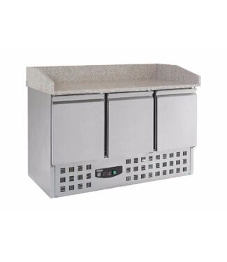 Combisteel Pizzawerkbank | 3 deurs | Compact Line | (H)102x(B)140x(D)70