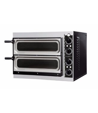 Combisteel Pizza oven | 2x 1 pizza | Ø32cm | 230V | 2,4kW | (H)43x(B)56,8x(D)50