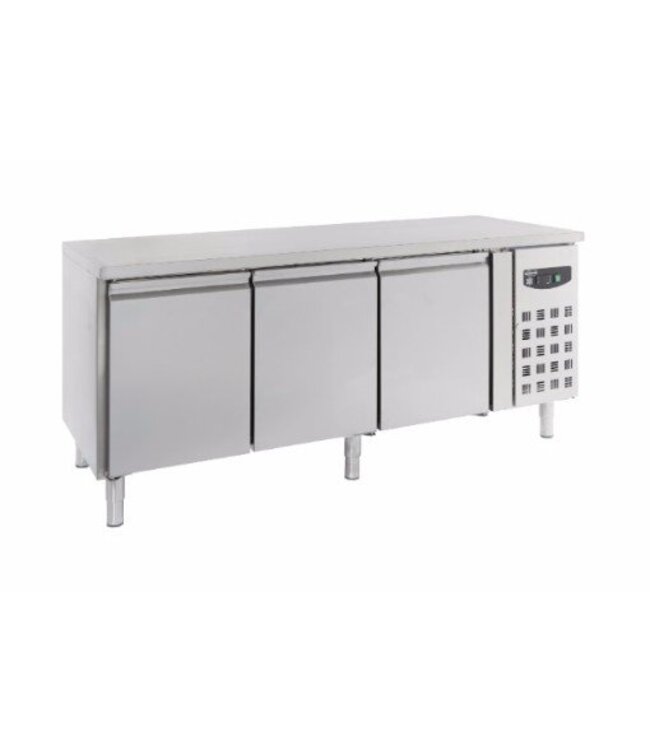 Combisteel Bakkerskoelwerkbank 3-deurs | Standard Line | 635L | (H)85x(B)202x(D)80